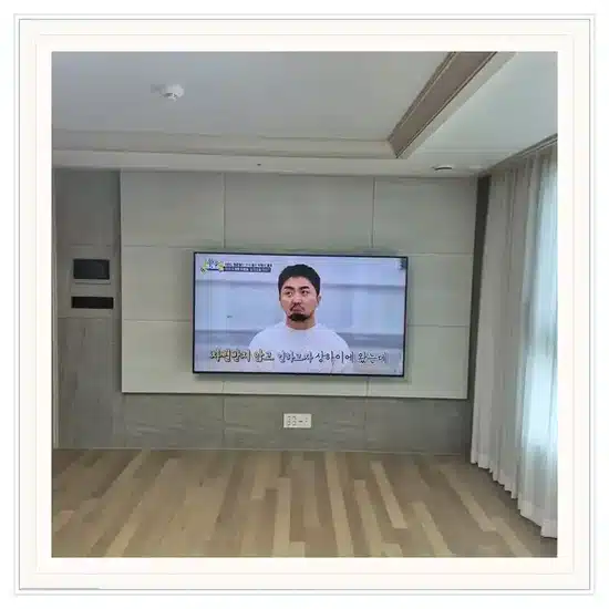 벽걸이TV 설치 참고 이미지 13-13 두 번째 사진
