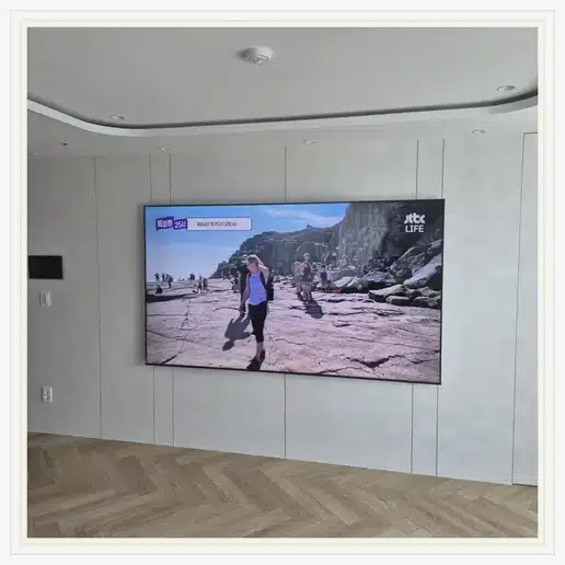 벽걸이TV 설치 참고 이미지 13-23 두 번째 사진