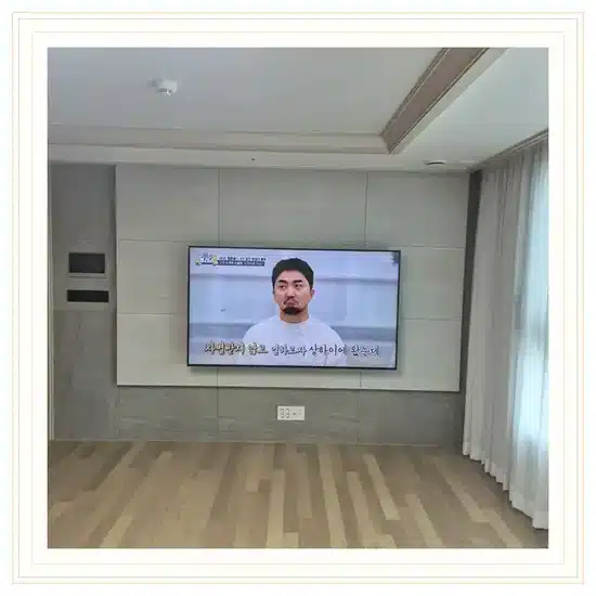 벽걸이TV 설치 참고 이미지 13-39 두 번째 사진