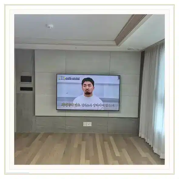 벽걸이TV 설치 참고 이미지 13-45 두 번째 사진
