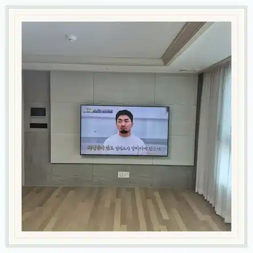 벽걸이TV 설치 참고 이미지 13-78 두 번째 사진